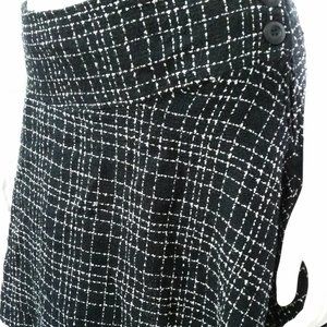 Torrid Black/White Tweed Rockabilly Skirt sz18